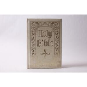 St Joseph New American Bible Fine Art Edition Illustrated Family Bible 60s LARG